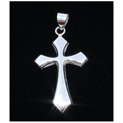 Cross necklace with thick chain sterling silver 925 jewelry Christiani –  Abu Mariam Jewelry